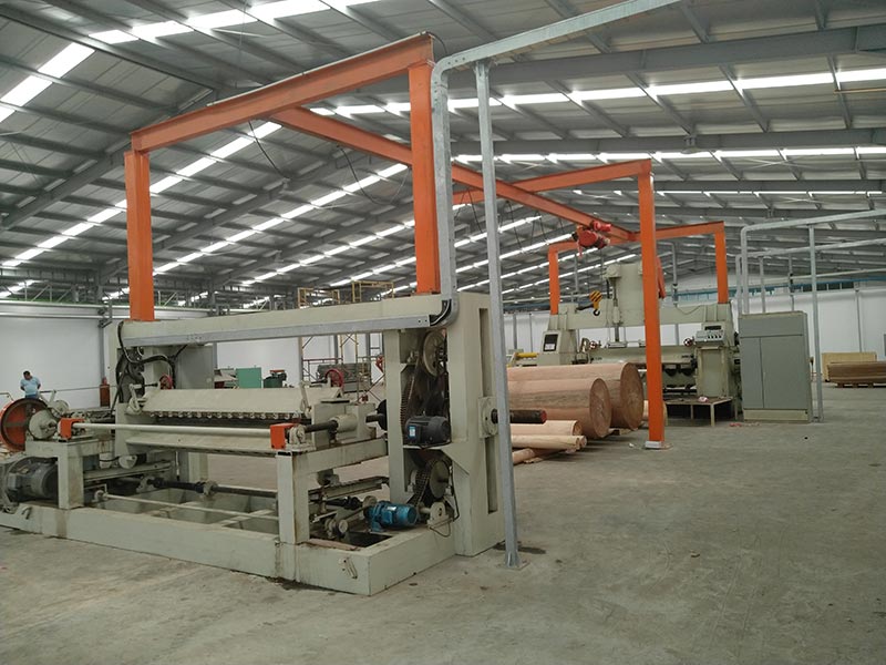 Complete plywood production line established in Surabaya of Indonesia